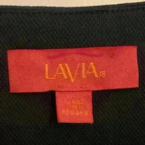 LaVia18 Navy Linen Like Cotton Dress, Italian size 46, Women’s Size 10 - Picture 7 of 13